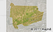 Satellite 3D Map of Panda, lighten, semi-desaturated