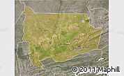 Satellite 3D Map of Panda, semi-desaturated