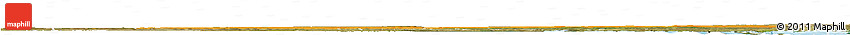 Political Horizon Map of Panda, satellite outside