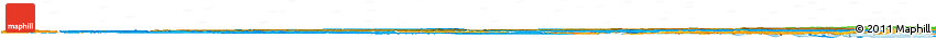 Satellite Horizon Map of Panda, political outside