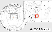 Blank Location Map of Panda, within the entire country