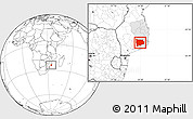 Blank Location Map of Panda, highlighted parent region