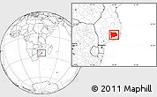 Blank Location Map of Panda