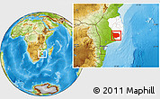 Physical Location Map of Panda, highlighted parent region