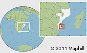 Savanna Style Location Map of Panda, highlighted country, highlighted parent region, within the entire country
