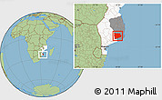 Savanna Style Location Map of Panda, highlighted country, highlighted parent region