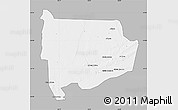 Gray Map of Panda, single color outside