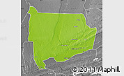 Physical Map of Panda, desaturated