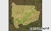 Satellite Map of Panda, darken