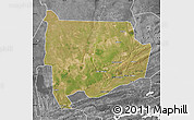 Satellite Map of Panda, desaturated