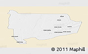 Classic Style Panoramic Map of Panda, single color outside