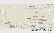 Shaded Relief Panoramic Map of Panda