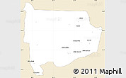 Classic Style Simple Map of Panda, single color outside