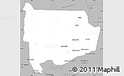 Gray Simple Map of Panda