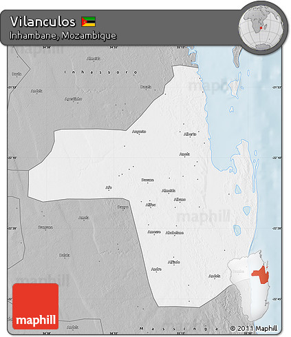 Gray Map of Vilanculos