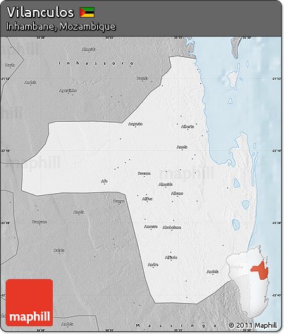 Gray Map of Vilanculos