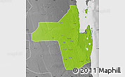 Physical Map of Vilanculos, desaturated