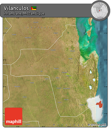 Satellite Map of Vilanculos