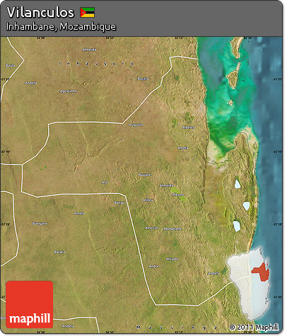 Satellite Map of Vilanculos