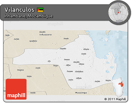 Classic Style Panoramic Map of Vilanculos