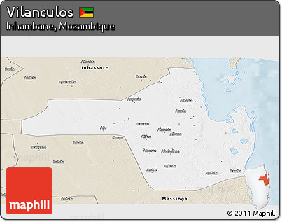 Classic Style Panoramic Map of Vilanculos