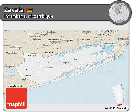 Classic Style 3D Map of Zavala