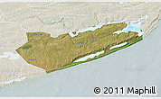 Satellite 3D Map of Zavala, lighten