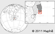 Blank Location Map of Zavala, highlighted country, highlighted parent region