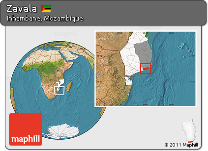Satellite Location Map of Zavala, highlighted country, highlighted parent region