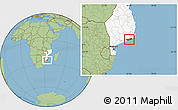 Savanna Style Location Map of Zavala, highlighted country