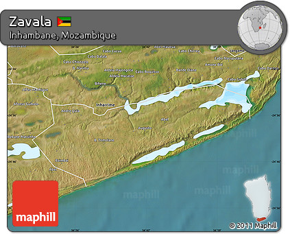Satellite Map of Zavala