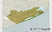 Satellite Map of Zavala, lighten