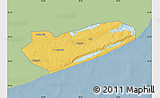 Savanna Style Map of Zavala, single color outside