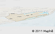 Shaded Relief Panoramic Map of Zavala, lighten