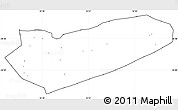 Blank Simple Map of Zavala, cropped outside, no labels