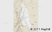 Classic Style 3D Map of Barue