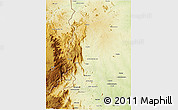 Physical 3D Map of Barue