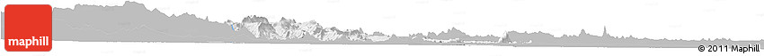 Gray Horizon Map of Barue, single color outside