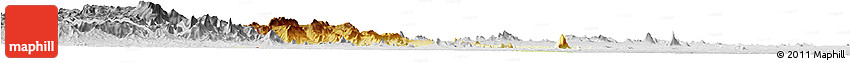 Physical Horizon Map of Barue, lighten, desaturated