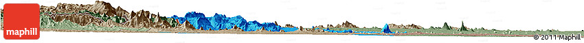 Political Horizon Map of Barue, semi-desaturated