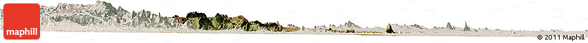Satellite Horizon Map of Barue, lighten
