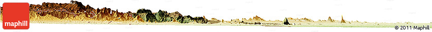 Satellite Horizon Map of Barue, physical outside