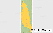 Savanna Style Simple Map of Barue