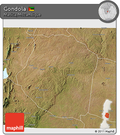 Satellite 3D Map of Gondola
