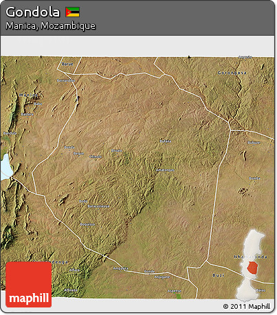 Satellite 3D Map of Gondola