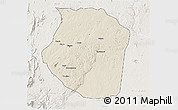 Shaded Relief 3D Map of Gondola, lighten