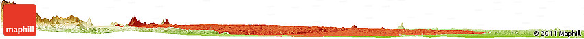 Political Horizon Map of Gondola, physical outside Political Horizon Map of Gondola, physical outside