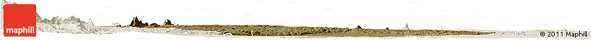 Satellite Horizon Map of Gondola, shaded relief outside Satellite Horizon Map of Gondola, shaded relief outside
