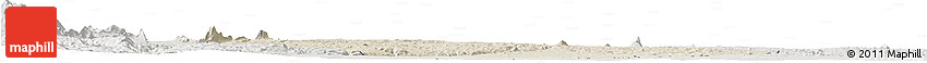 Shaded Relief Horizon Map of Gondola, lighten, semi-desaturated Shaded Relief Horizon Map of Gondola, lighten, semi-desaturated