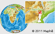 Physical Location Map of Guro, highlighted parent region